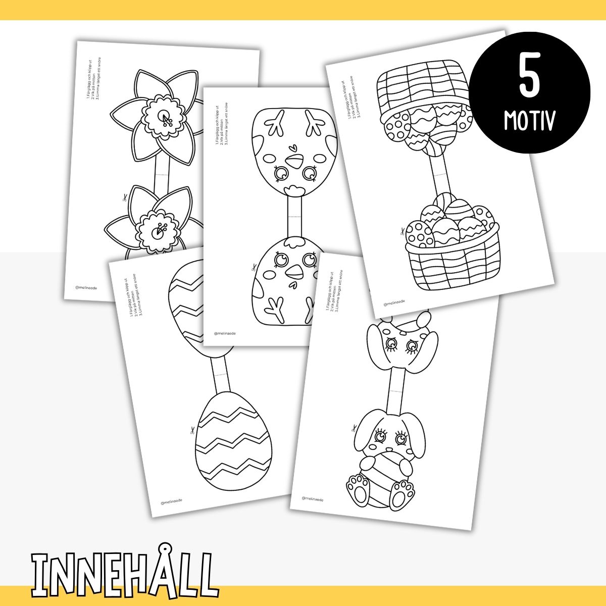 Girlang - påskpyssel