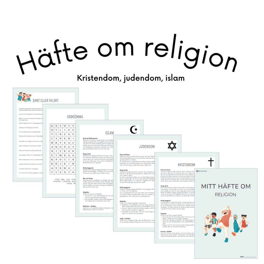 Mitt häfte om religion