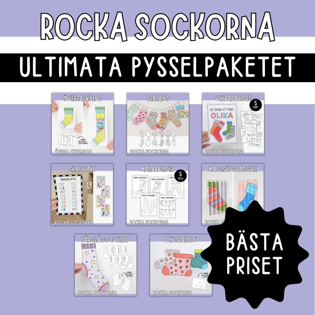 Rocka sockorna – ultimata pysselpaketet