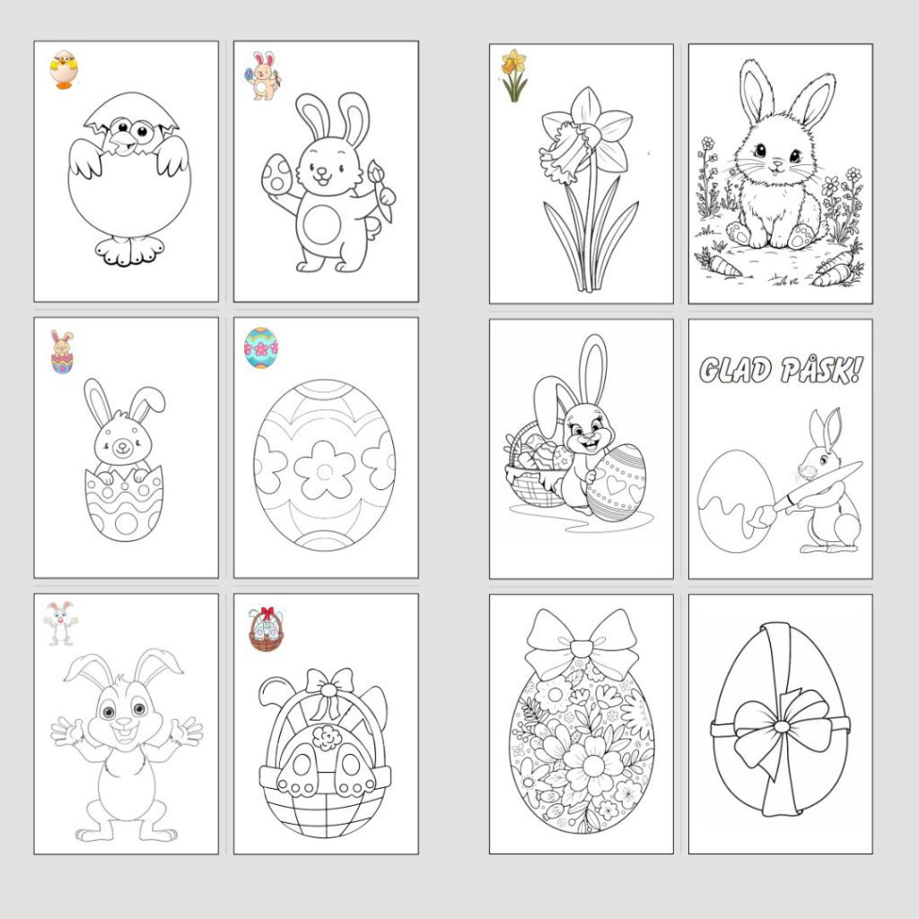 Påsk-målarbilder
