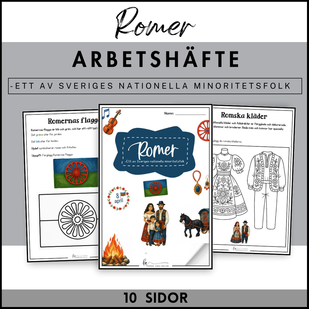 Romer: Arbetshäfte | Romernas nationaldag
