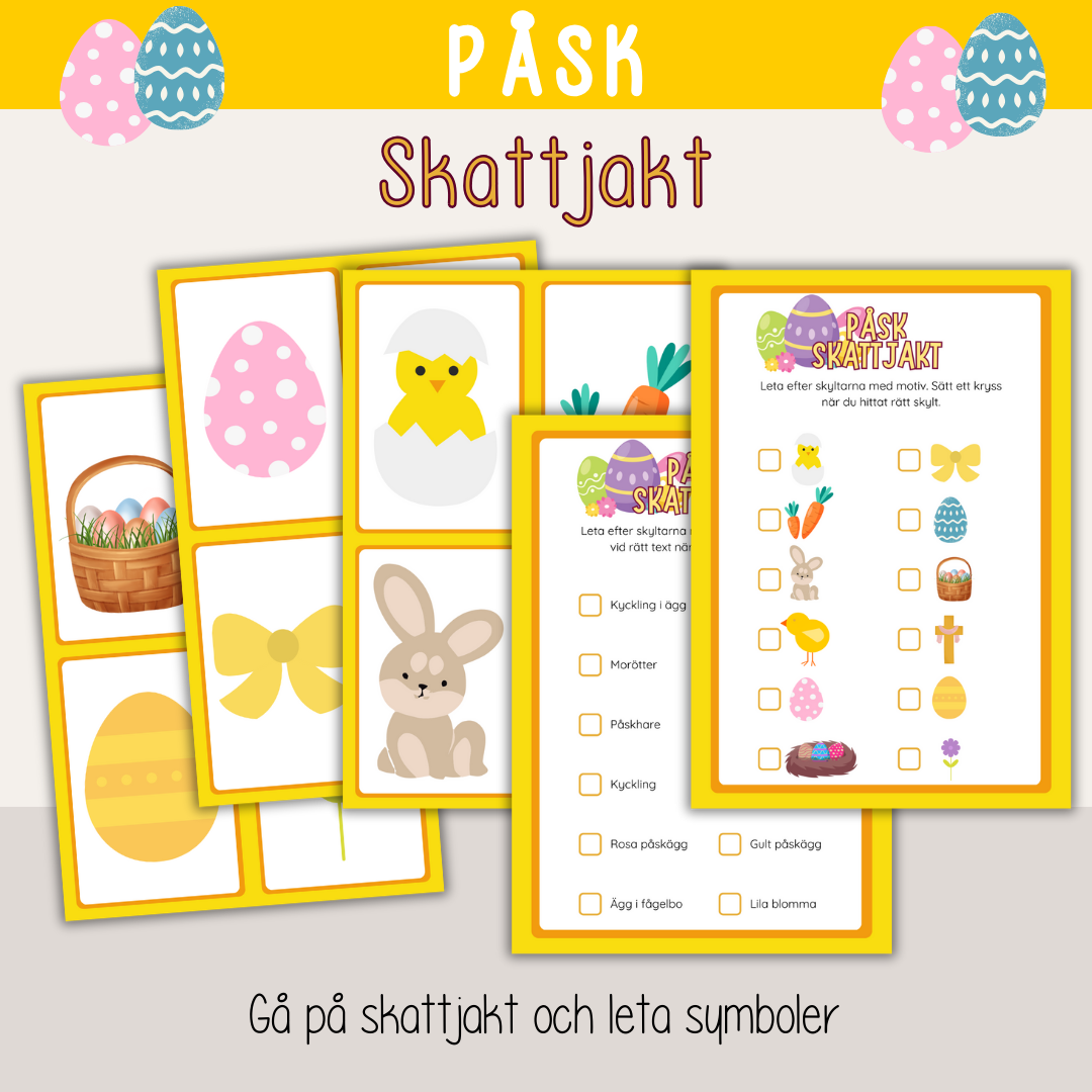 Påsk - Skattjakt - Påsktema