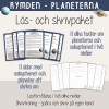 Läs - och skrivpaket - Rymden - Solsystemet och planeterna. Läsförståelse och skrivträning