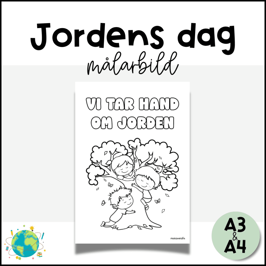 Jordens dag – Målarbild