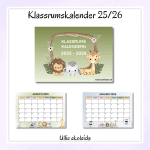 Klassrumskalender 25/26 - bild 1