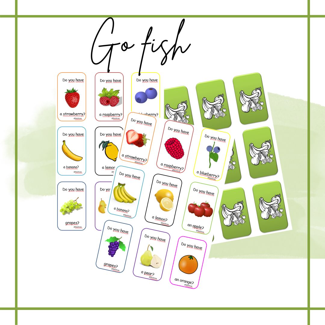 Go fish - fruits and berries