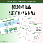 Jordens Dag – Skrivträna och måla - bild 1