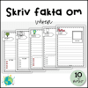 Skriv fakta om våren