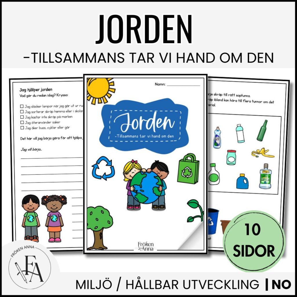 Jorden – tillsammans är vi rädda om den! Arbetshäfte | Jordens dag