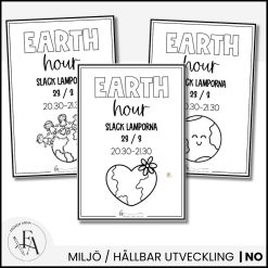 Earth Hour: Målarbilder