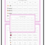 Veckans ord A-Ö med stödlinjer & spårbara ord - bild 2