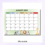 Klassrumskalender 25/26 Färgkodade veckodagar - bild 2