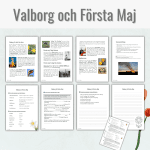 Valborg & Första maj: fakta, ordkunskap, läsförståelse - bild 2