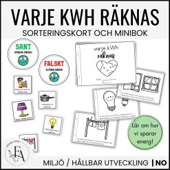 Varje kWh räknas! (Miniböcker & sorteringskort)