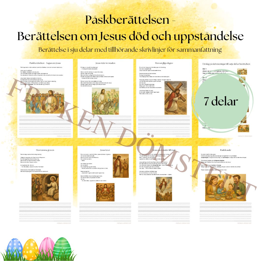 Påskberättelsen - Berättelsen om Jesus död och uppståndelse