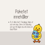 Påsk – Pyssla egna påskkort – Påsktema - bild 3