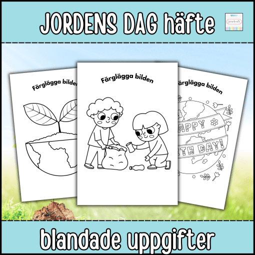 Jordens Dag Häfte med blandade uppgifter