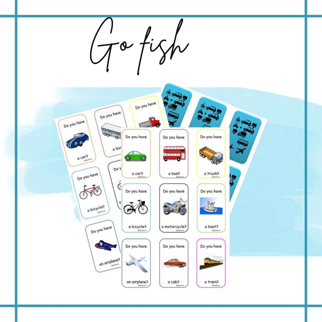 Go fish – vehicles
