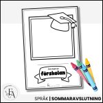 Sista förskoledagen | Arbetsblad till sista dagen i förskolan - bild 2