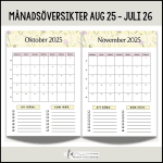 Lärarkalender / Kalender för skolpersonal 25/26 - bild 4