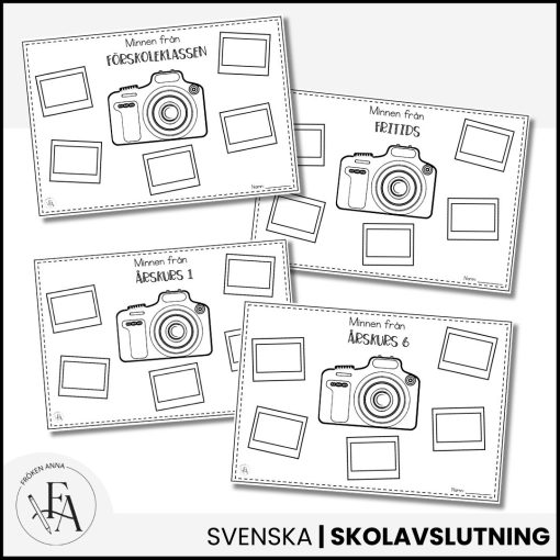 Minnen från skolan och fritids | Åk F-6