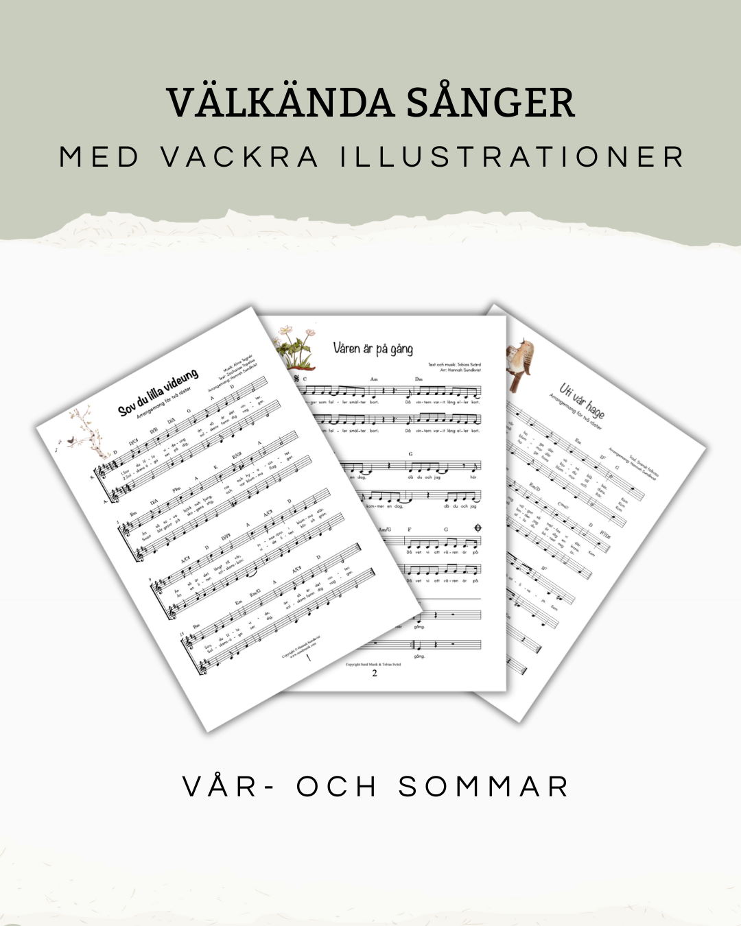 Sommar- och vårsånger för unga sångare