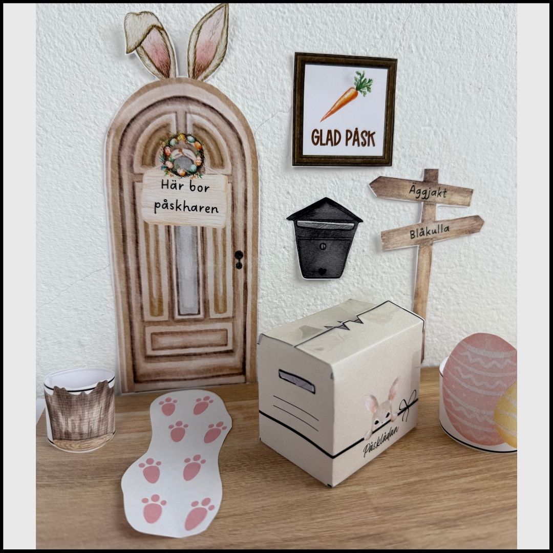 Påskharen flyttar in – komplett påsk-kit