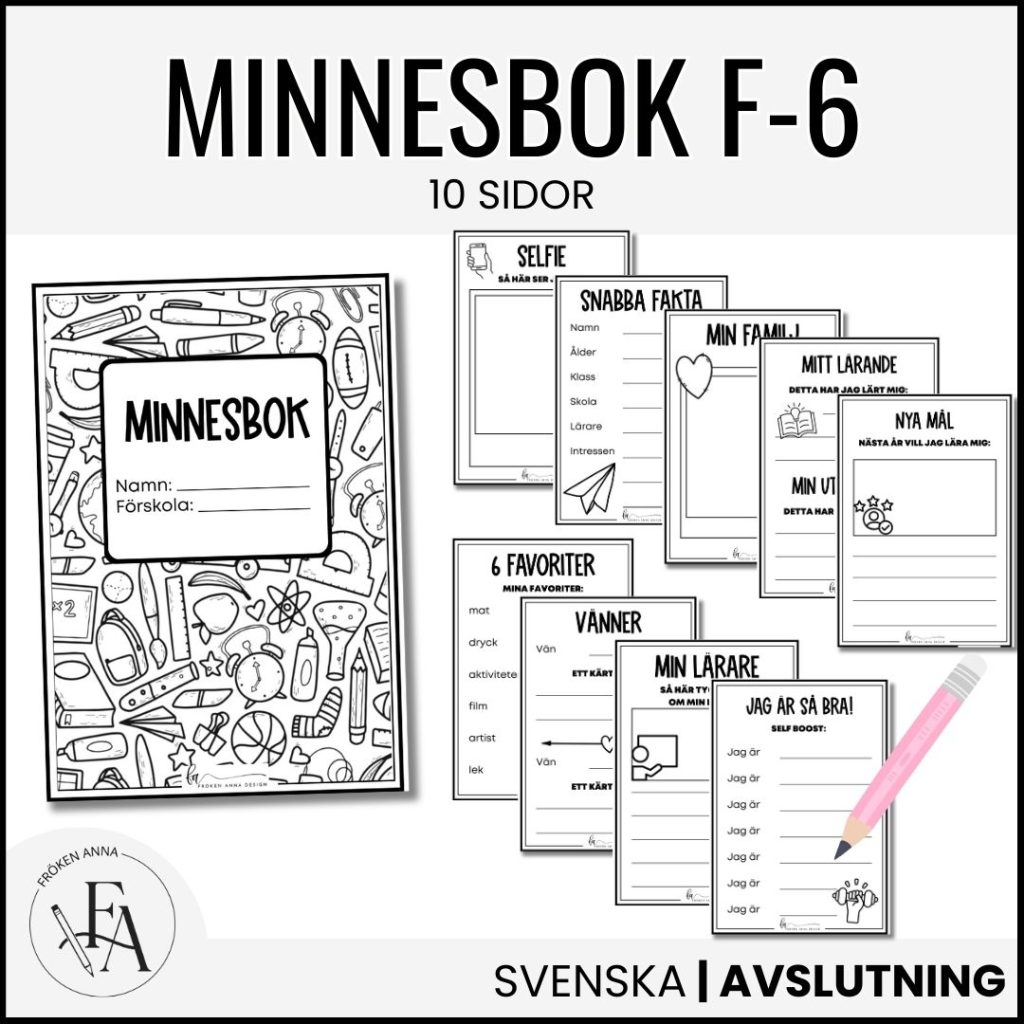 Minnesbok | Åk F-6
