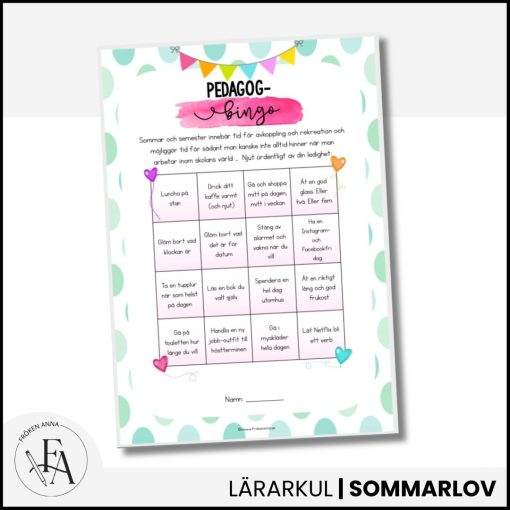 Pedagogbingo