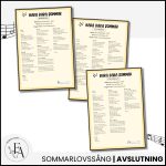 Låttexter till avslutningen – Bara bara sommar! (Bara bada bastu) Förskola & Skola - bild 2