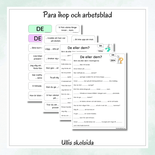 De eller dem?