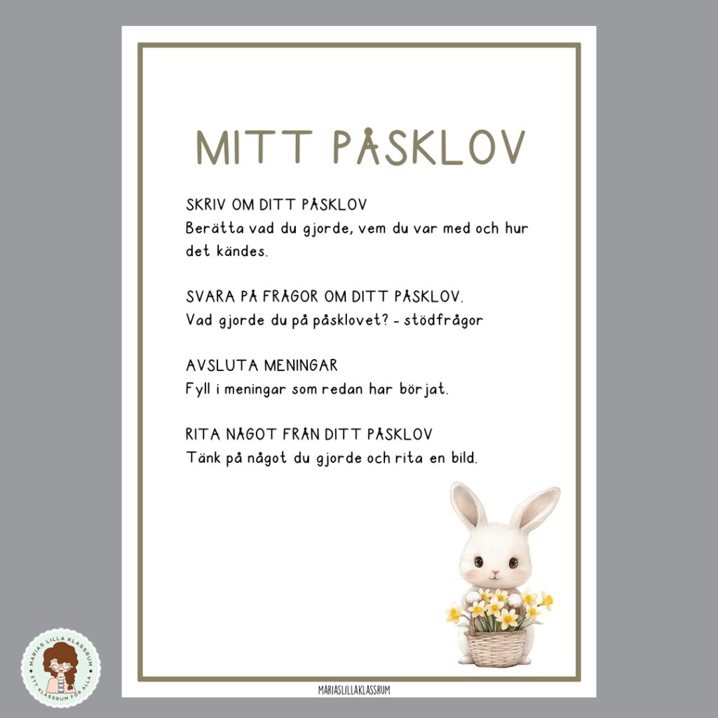 Mitt påsklov