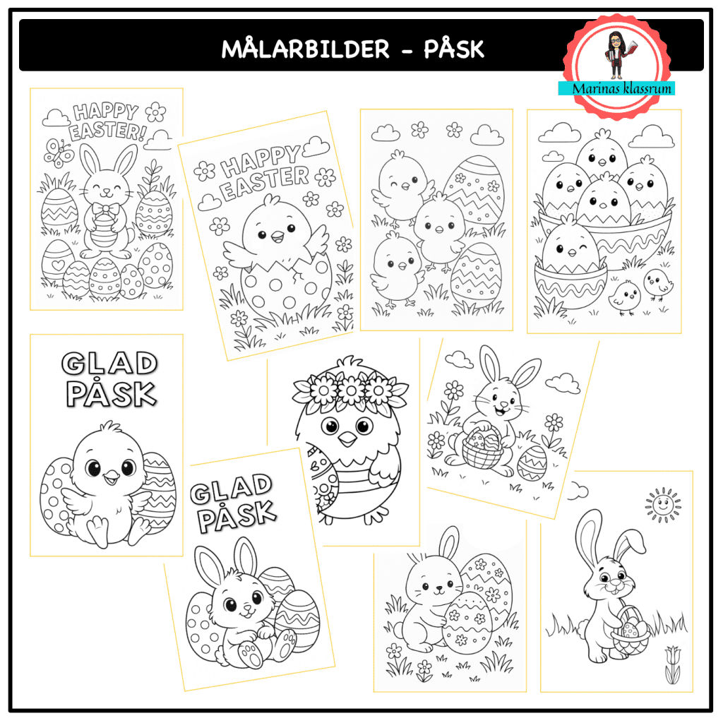 Målarbilder – påsk