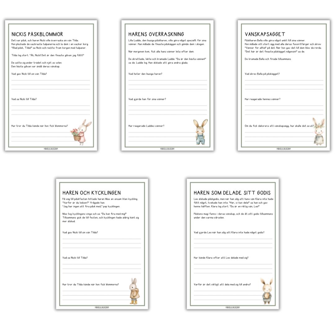 Påsksagor om vänskap