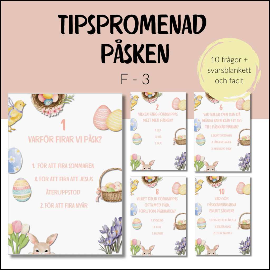 Tipspromenad påsk F-3