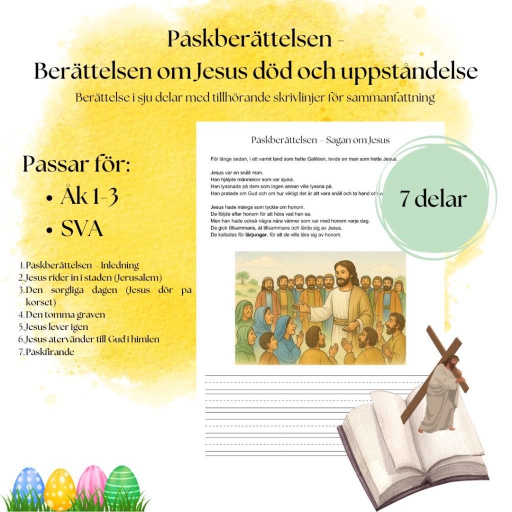 Påskberättelsen – Berättelsen om Jesus död och uppståndelse