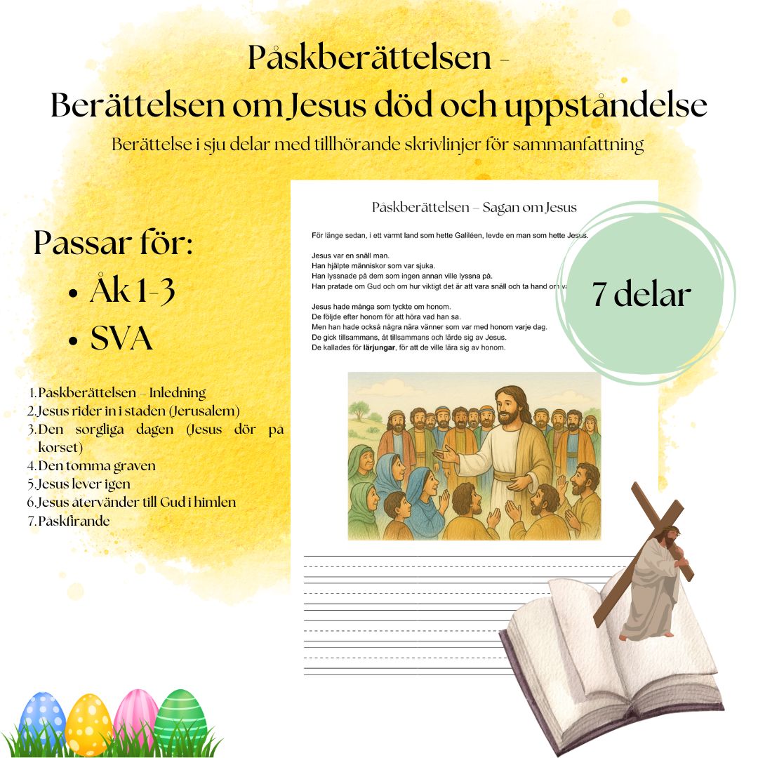 Påskberättelsen - Berättelsen om Jesus död och uppståndelse