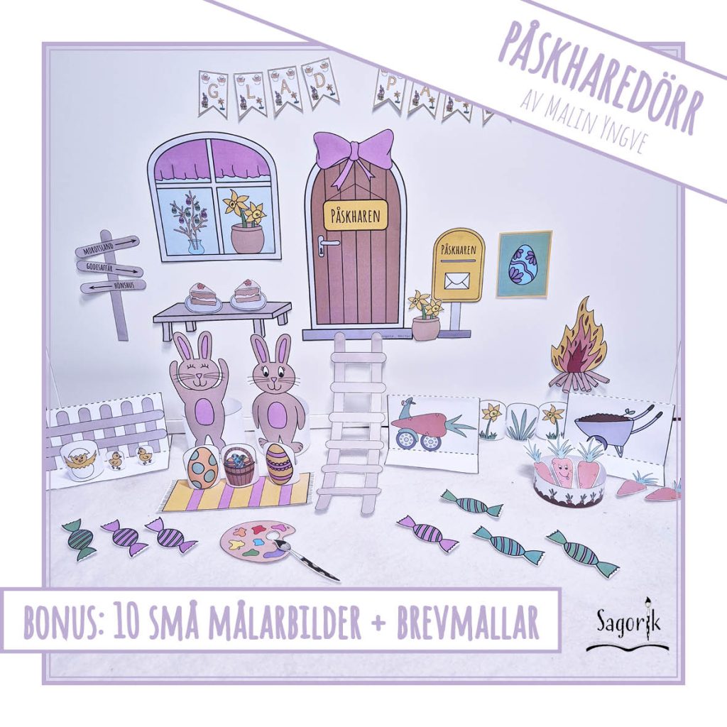 Påskharens dörr – nissedörr till påsk