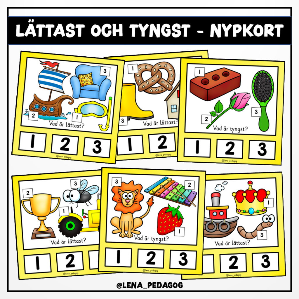 Lättast och tyngst i verkligheten – nypkort