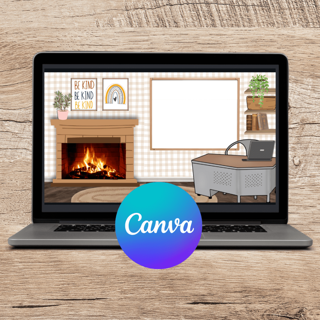 Mall för presentation i Canva