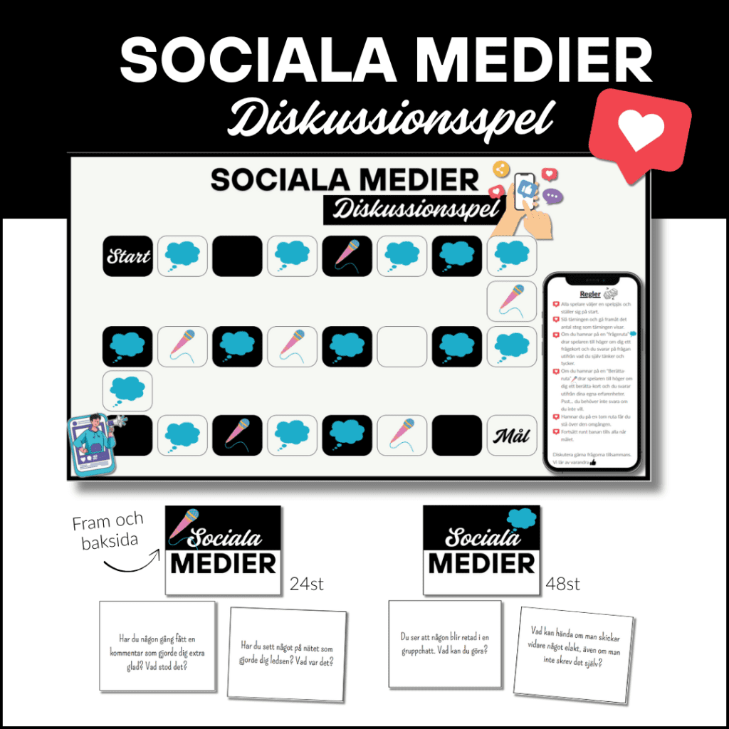 Diskussionsspel: Sociala medier