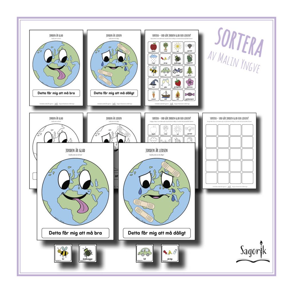 Sortering – Vad gör Jorden glad och ledsen?