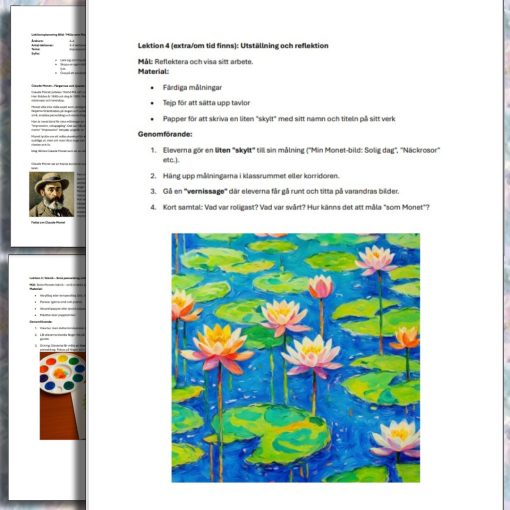 Bildlektion: Måla som Monet