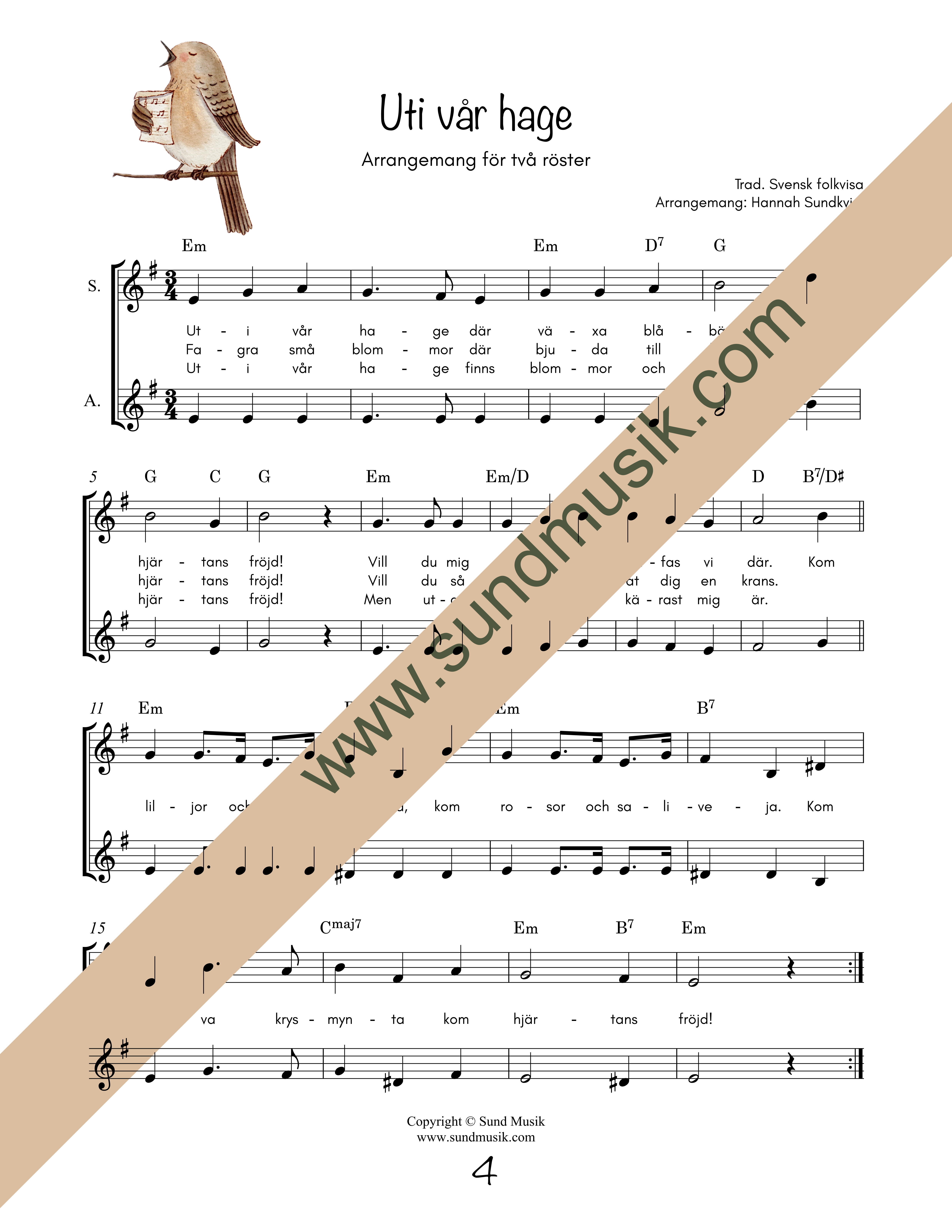 Sommar- och vårsånger för unga sångare