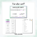 Var eller vart? - bild 1