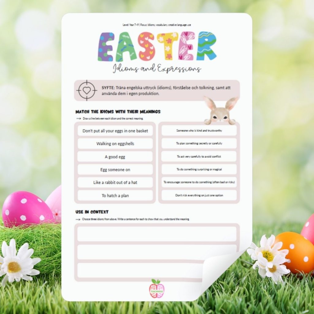 Easter Idioms and Expressions