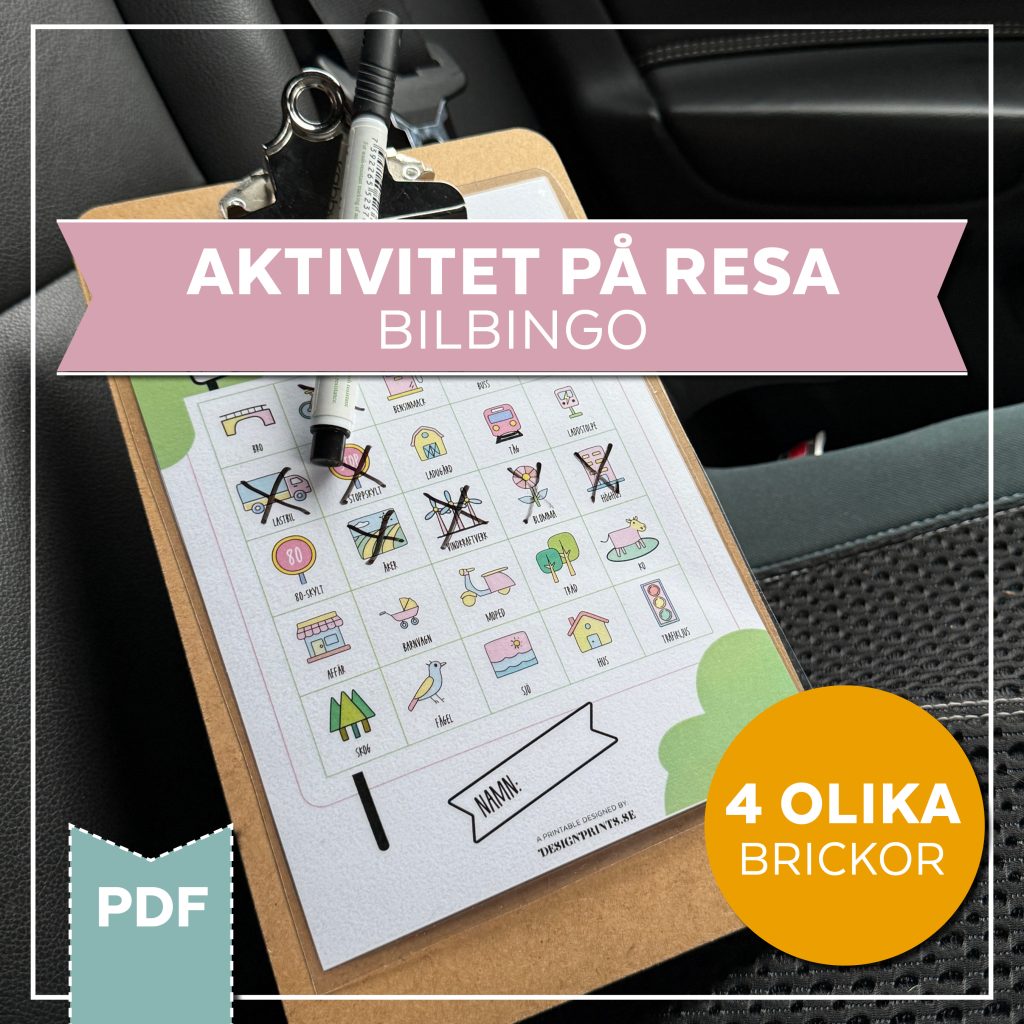 Bilbingo – aktivitet på resa
