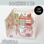 Pyssla dockhus – förskola - bild 1