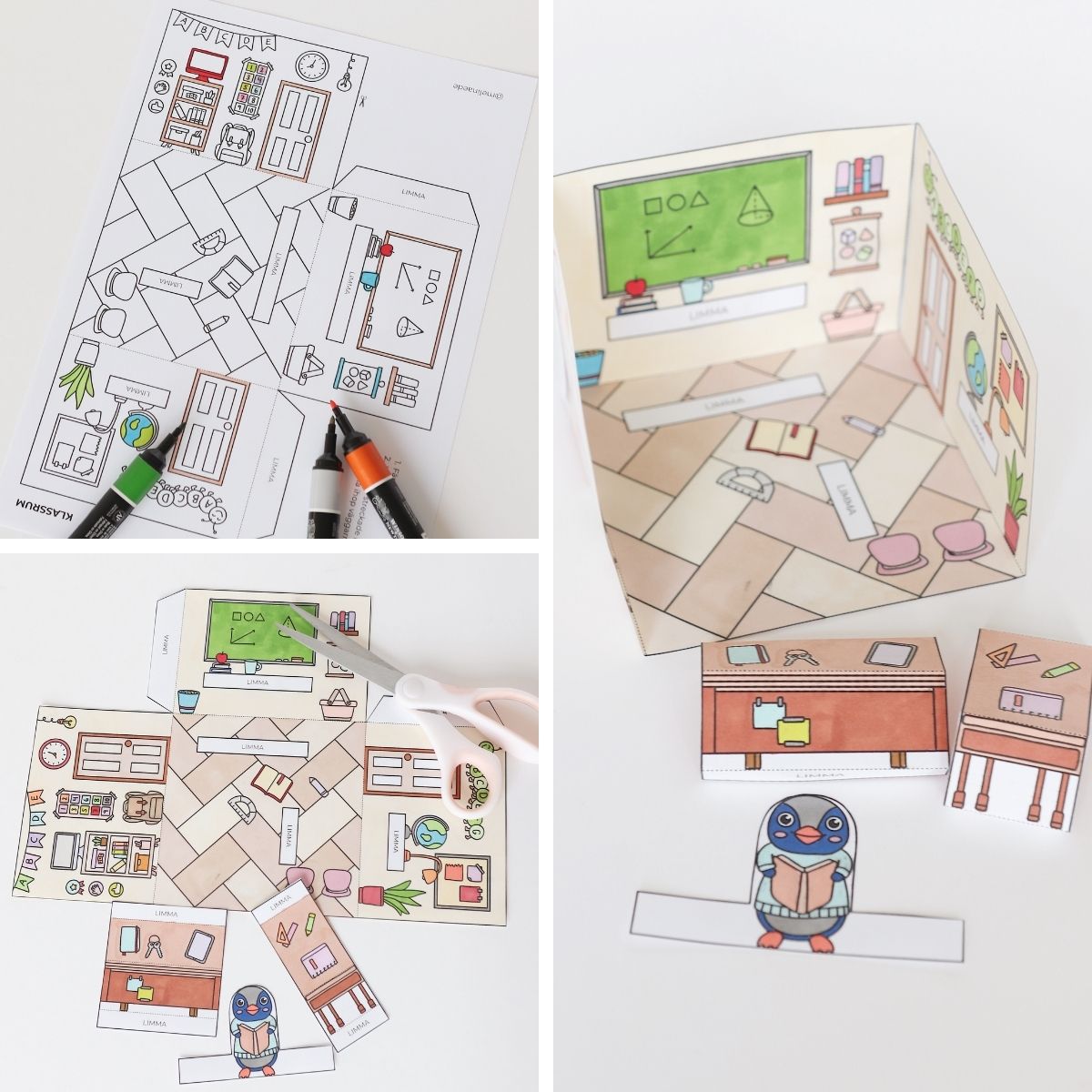 Pyssla dockhus - klassrum