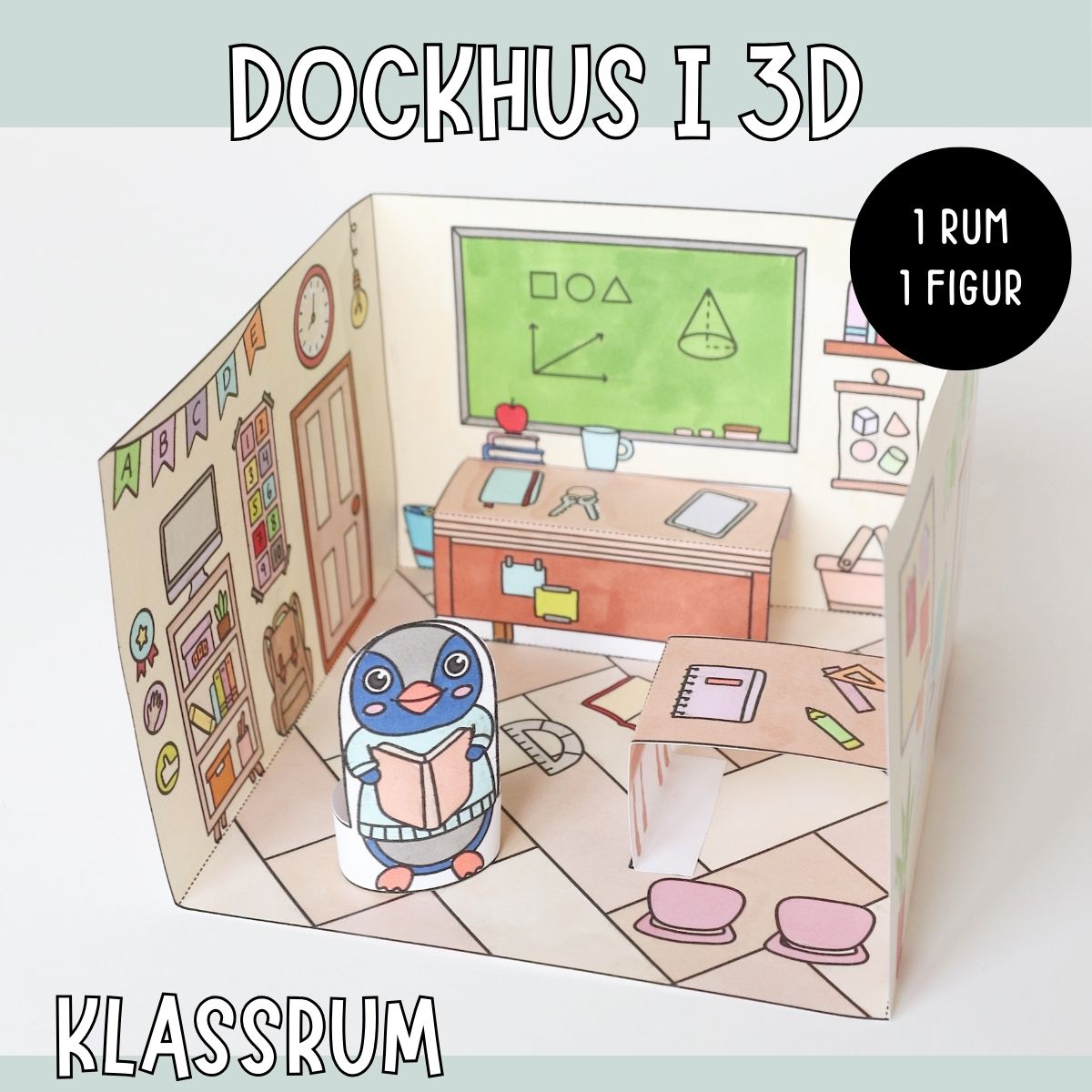 Pyssla dockhus - klassrum